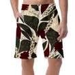 Wild African Leopard In Natural Green And Brown Tones Can Be Custom Photo 3D Men's Shorts