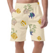 Underwater World With Beautiful Fish And Coral On Beige Design Can Be Custom Photo 3D Men's Shorts