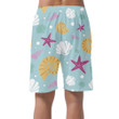 Undersea World Creatures With Shells Snails And Starfish Can Be Custom Photo 3D Men's Shorts