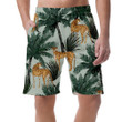 Wild African Jungle Summer Palm Trees And Leopards Can Be Custom Photo 3D Men's Shorts