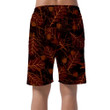 Tree Branches Forest With Leaves Acorns Nature Can Be Custom Photo 3D Men's Shorts