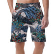 Turtles Animal Waves On White Background Can Be Custom Photo 3D Men's Shorts