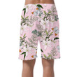 Theme White Lilies And Butterflies On Pink Can Be Custom Photo 3D Men's Shorts