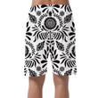 Theme Mexican Black White With Butterflies And Flowers Can Be Custom Photo 3D Men's Shorts