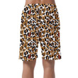 Trendy Gold Chains On Leopard Skin Can Be Custom Photo 3D Men's Shorts