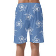 Underwater Sealife With Seaweed Plants Fishes And Turtles Can Be Custom Photo 3D Men's Shorts