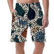 Trendy Colorful Of Shape And Brush With Leopard Can Be Custom Photo 3D Men's Shorts