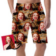 Vintage Chinese Snake Skin And Asian Dragons Can Be Custom Photo 3D Men's Shorts