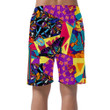 Theme Exotic Beach Trendy Jungle Butterflies With Stripes Vibrant Can Be Custom Photo 3D Men's Shorts
