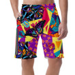 Theme Exotic Beach Trendy Jungle Butterflies With Stripes Vibrant Can Be Custom Photo 3D Men's Shorts