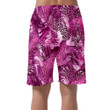 Theme Pink Leopard Butterflies On Dark Can Be Custom Photo 3D Men's Shorts