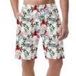 Watercolor Little Red Cardinal Bird And Branch Can Be Custom Photo 3D Men's Shorts