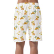 Turtles And Sea Corals On A Blue Background In Cartoon Style Can Be Custom Photo 3D Men's Shorts