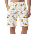 Turtles And Sea Corals On A Blue Background In Cartoon Style Can Be Custom Photo 3D Men's Shorts