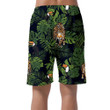 Tropical Leaves With Toucan And Leopard Background Can Be Custom Photo 3D Men's Shorts
