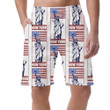 Travel Stickers The Statue Of Liberty Of New York Can Be Custom Photo 3D Men's Shorts