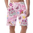 Theme Princess With Castle Crown And Butterfly Can Be Custom Photo 3D Men's Shorts