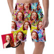 Theme Tropical Colorful Butterflies Artistic Style Can Be Custom Photo 3D Men's Shorts