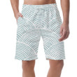 Vintage Striped In Blue And White Background For Textiles Can Be Custom Photo 3D Men's Shorts