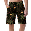 Vintage Tropical Plants And Leopard Prints Can Be Custom Photo 3D Men's Shorts