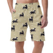 Wild Abstract Horse In The Field With Flowers Can Be Custom Photo 3D Men's Shorts