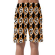 Wild African Leopard With Abstract Chain On Black Can Be Custom Photo 3D Men's Shorts