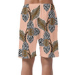 Exotic Flowers With Zebra Leopard And Greek Motifs Can Be Custom Photo 3D Men's Shorts