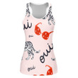 Modern Funny Leopards And Sunglasses Design Print 3D Women's Tank Top