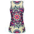 Mandala Contemporary Ornament With Ethnic Floral Print 3D Women's Tank Top