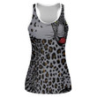 Leopards With Animals Of Wildlife Modern Beast Style Print 3D Women's Tank Top