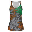 Ideal Camouflage Filled Cannabis Leafs Textured Print 3D Women's Tank Top
