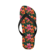 Amaryllis Floral Pattern Print Design Flip Flops For Men And Women