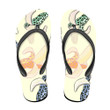 Wild Animals Leopard With Bananas Tropical Plants Flip Flops For Men And Women