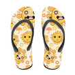 Variety Sun In Different Emotions Flip Flops For Men And Women