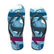 Underwater Wolrs With Lovely Whales Fishes And Seaweed Pattern Flip Flops For Men And Women