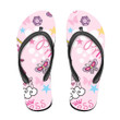 Theme Princess With Castle Crown And Butterfly Flip Flops For Men And Women