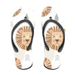 The Face Of A Lion With Different Emotions Flip Flops For Men And Women