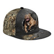 American Pit Bull Terrier Hunting Camo Custom Name Printing Snapback Hat