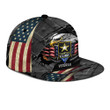 Army Veteran Eagle American Flag Patriot Printing Snapback Hat
