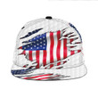Amazing Golf American Flag Printing Snapback Hat