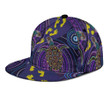 Awesome Aboriginal Purple Turtles Australia Indigenous Printing Snapback Hat