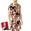 Jungle Dreams Design With Leopards And Cougars Funny Custom Image Men's Pajamas Set
