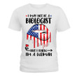 I May Not Be A Biologist But I Know I'm A Woman American Lips Unisex T-shirt
