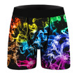 Abstract Colored Smoke Colorful Men's Boxer Brief