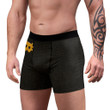 Incognito Bitcoin And Number Background Men's Boxer Brief