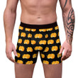 Bitcoin Gold And Black Background Men's Boxer Brief