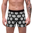 Bitcoin Binary And Number Background Men's Boxer Brief