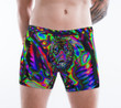Colorful Tiger Pattern Abstract Melt Men's Boxer Brief