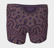 Gold And Purple Abstract And Swirls Men's Boxer Brief
