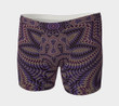 Gold And Purple Abstract And Swirls Men's Boxer Brief